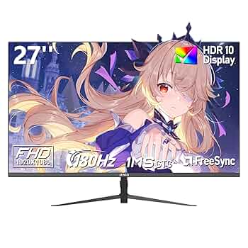 AESNO モニター 27インチ(27形) IPS 165hz 1ms QHD Amazon.co.jp: AESNO ゲーミングモニター 27インチ 湾曲